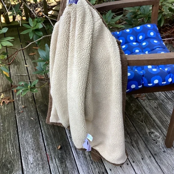 Excellent J.Crew Mens Corduroy Sherpa Lined Jacket Size M - Picture 2 of 12